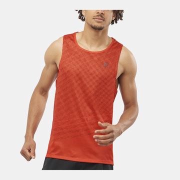 Picture of SALOMON - SENSE AERO SINGLET M RED